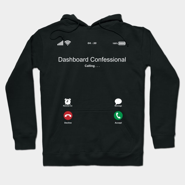 Dashboard Confessional Calling . . . Hoodie by kelly.craft